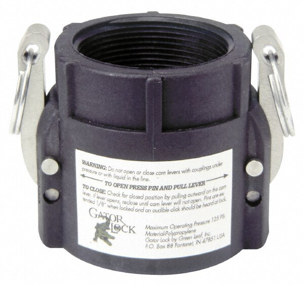 Cam & Groove Coupling: 1/2-14