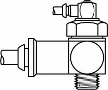 Hydraulic Control Blocker Valve: 1/4" Inlet, 1/8" Thread, 145 Max psi