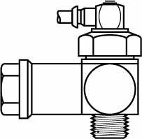 Hydraulic Control Blocker Valve: 1/8" Inlet, 1/8" Thread, 145 Max psi