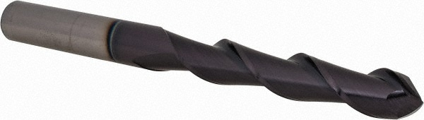 Ball End Mill: 0.5625" Dia, 3" LOC, 2 Flute, Solid Carbide