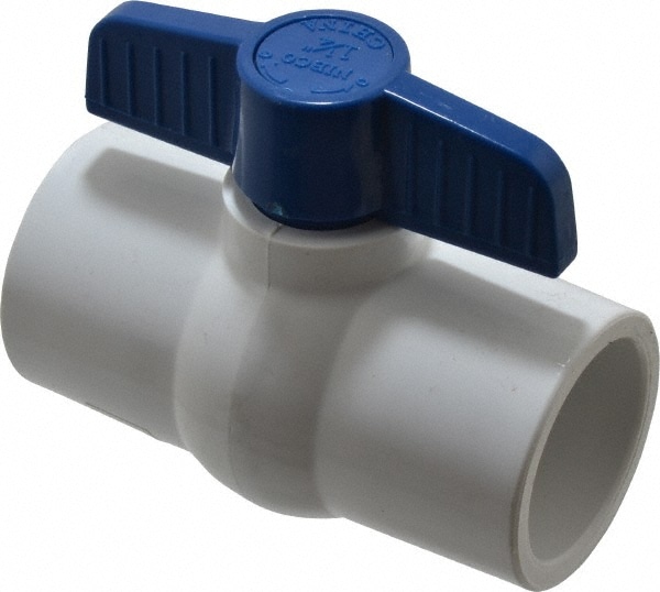 Miniature Manual Ball Valve: 1-1/4" Pipe, Standard Port