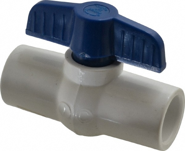 Miniature Manual Ball Valve: 1/2" Pipe, Standard Port