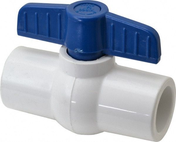 Miniature Manual Ball Valve: 3/4" Pipe, Standard Port