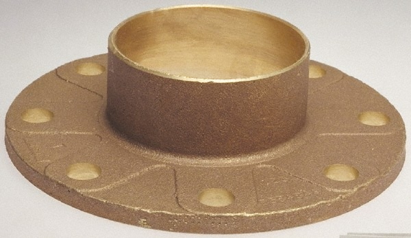 1" Pipe, 4-1/4" OD, Cast Copper Companion Pipe Flange