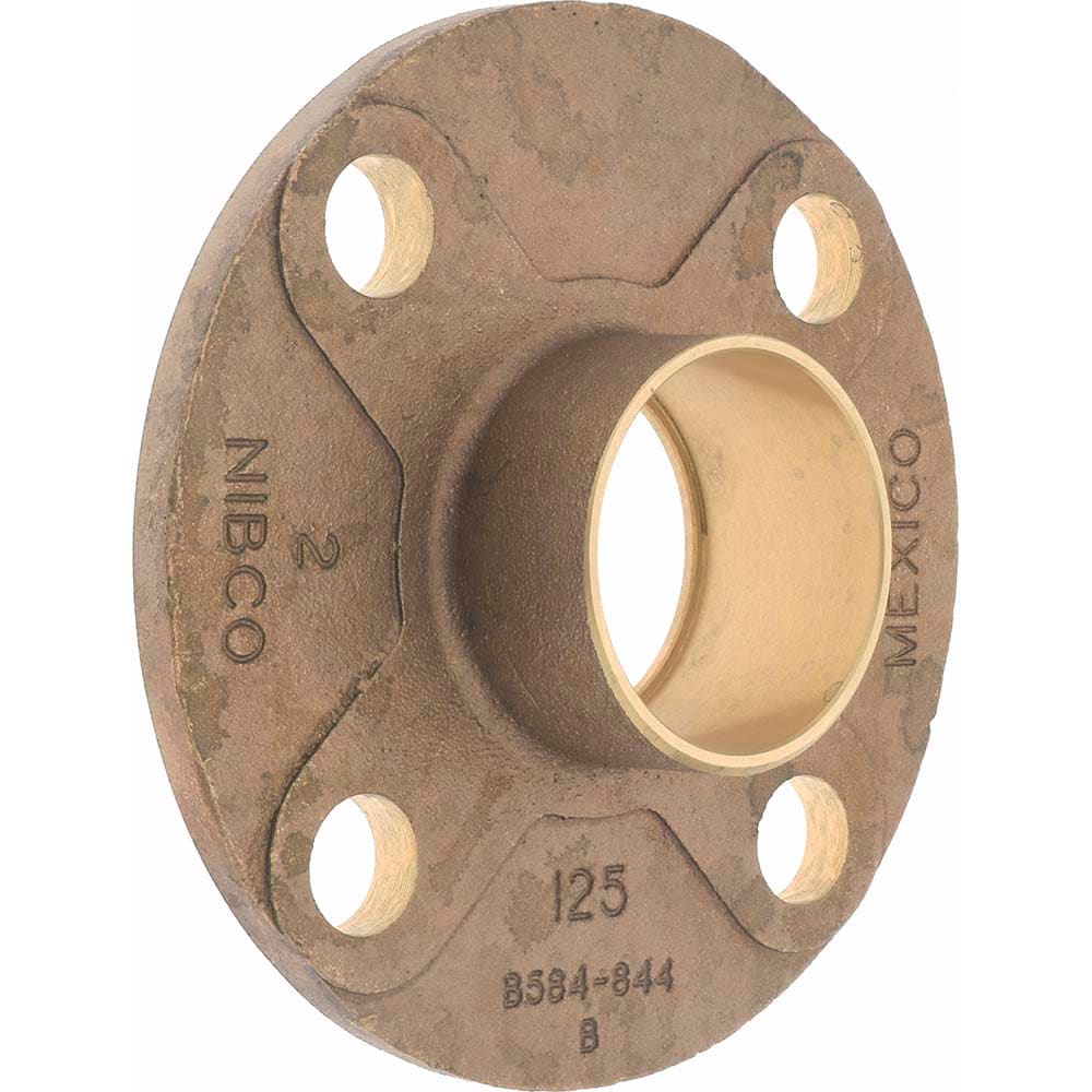 2" Pipe, 6" OD, Cast Copper Companion Pipe Flange