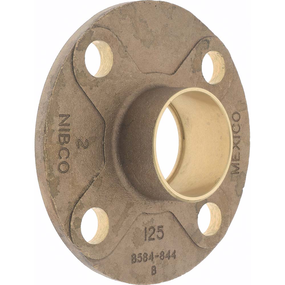 2" Pipe, 6" OD, Cast Copper Companion Pipe Flange