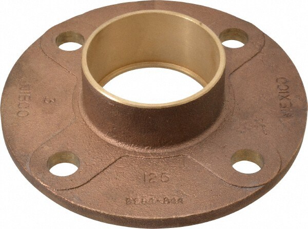 3" Pipe, 7-1/2" OD, Cast Copper Companion Pipe Flange