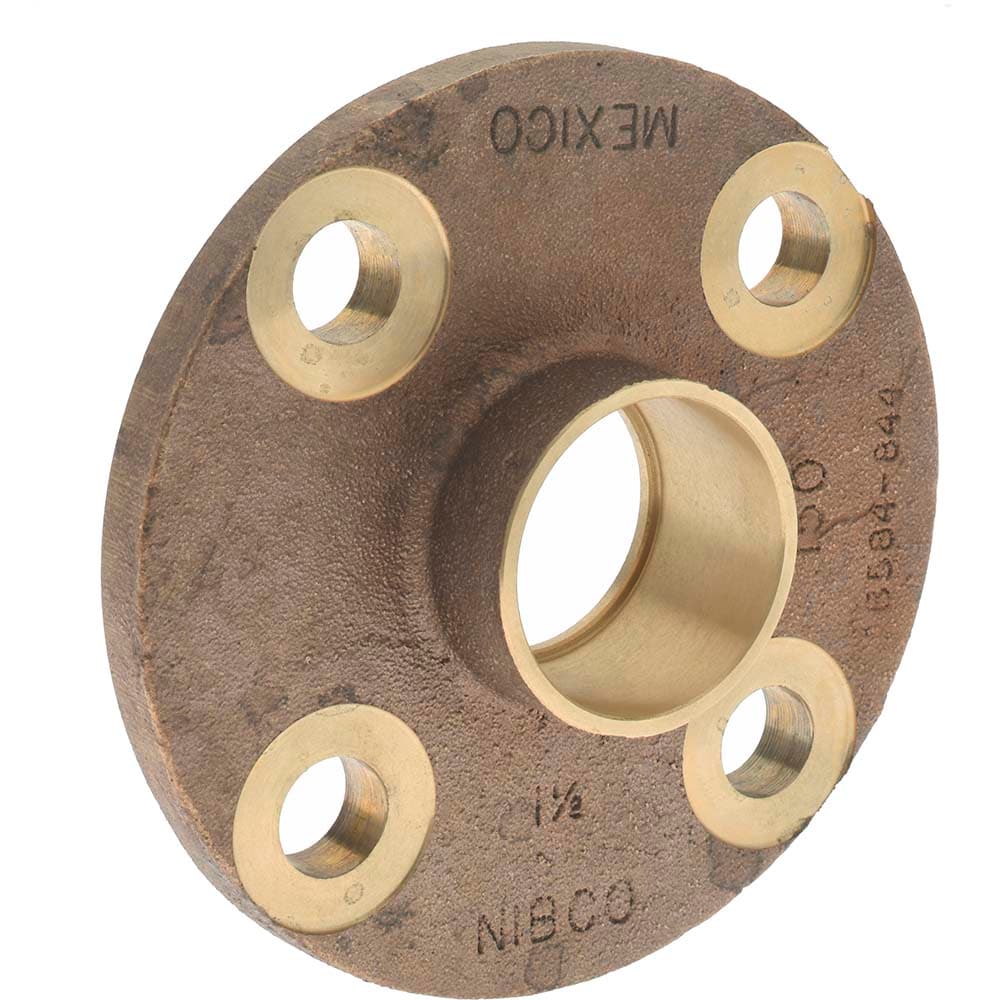 1-1/2" Pipe, 5" OD, Cast Copper Companion Pipe Flange