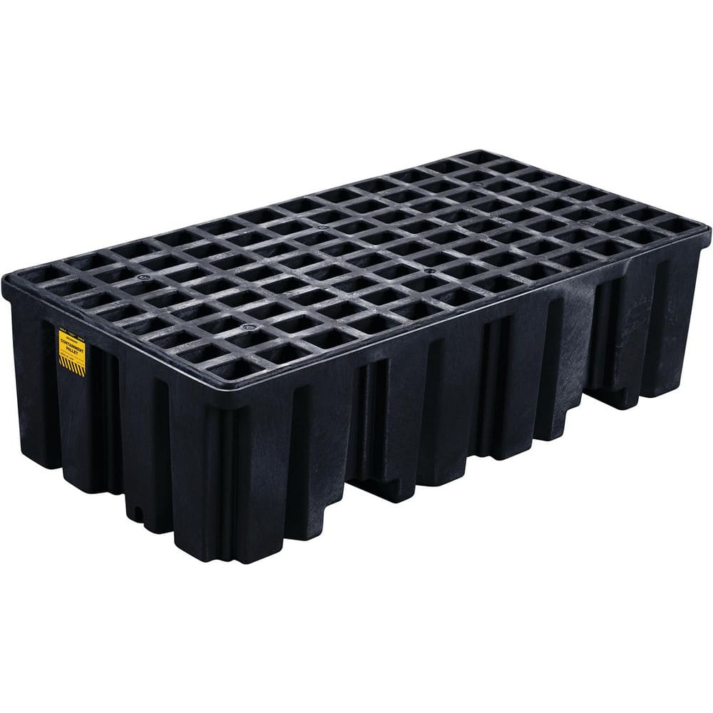Justrite Spill Pallet, 4 Drum Square, Yellow - 28634