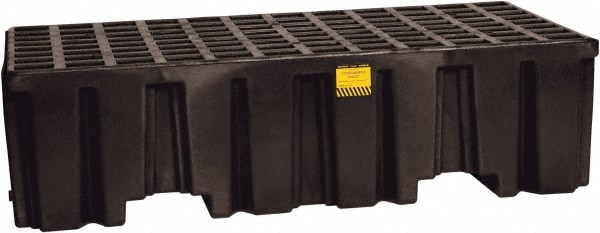 Eagle 1620B Spill Pallet: 2 Drum, 66 gal, 4,000 lb, Polyethylene 