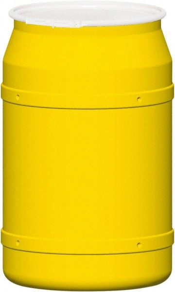 Eagle 55 Gallon Yellow Cylindrical Polyethylene Open Head Drum 60384708 Msc Industrial Supply 1209