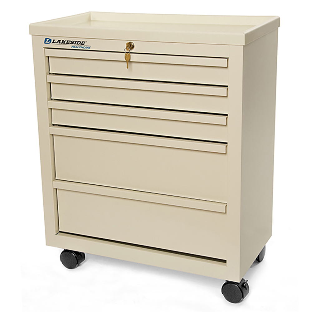Lakeside Medical Utility Cart Powder Coated Steel MSC Industrial