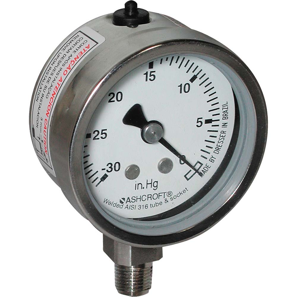 Welch Analog Vacuum Gauge Use with Welchlmvac Vacuum Systems MSC