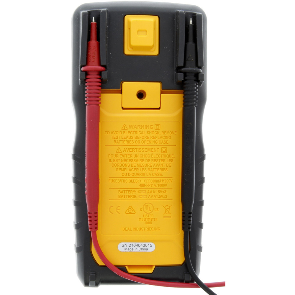 Microamps Multimeter Ideal - Multimeters: Multimeter Type: Auto Ranging, Digital, True RMS ...