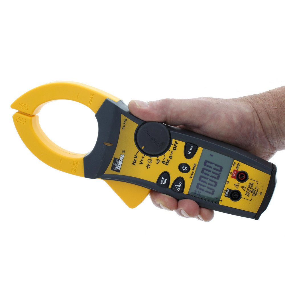 Ideal - Clamp Meters: Clamp Meter Type: Auto Ranging, Voltage; Measures ...