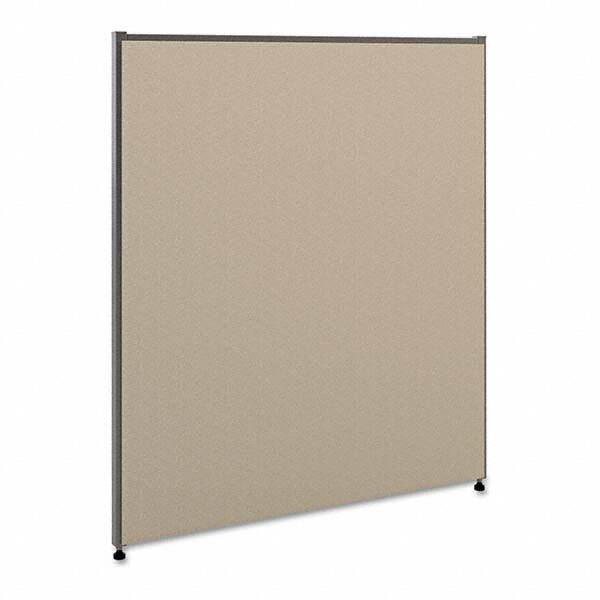 Fabric Panel Partition: 36" OAW, 42" OAH, Gray