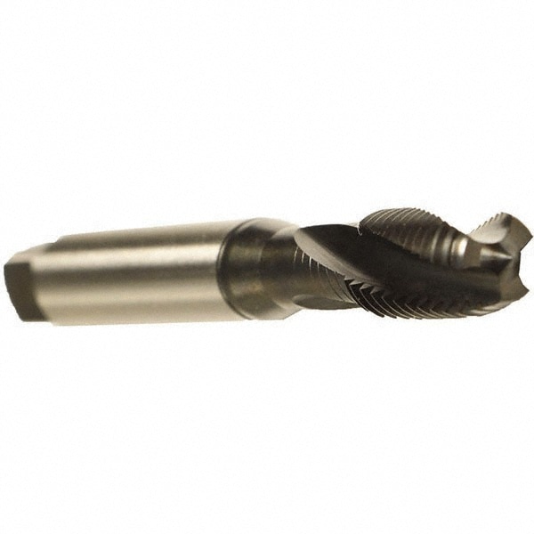 Emuge AU456001.5039 Spiral Flute Tap: #6-40, UNF, 3 Flute, Modified Bottoming, 2BX Class of Fit, Cobalt, Oxide Finish Image