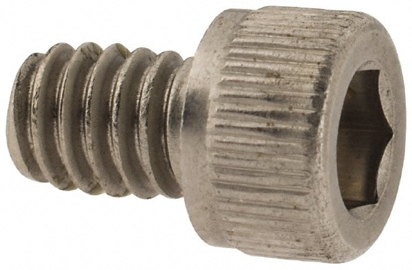 Value Collection R64406390 Hex Head Cap Screw: #8-32 x 1/4", Grade 18-8 Stainless Steel, Uncoated Image