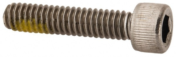 Value Collection R64406829 Hex Head Cap Screw: #8-32 x 3/4", Grade 18-8 Stainless Steel, Uncoated Image