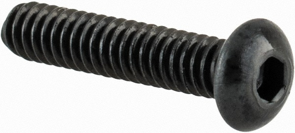 Value Collection 201016PR Socket Cap Screw: #3-48 x 1/2, Alloy Steel, Black Oxide Finish Image