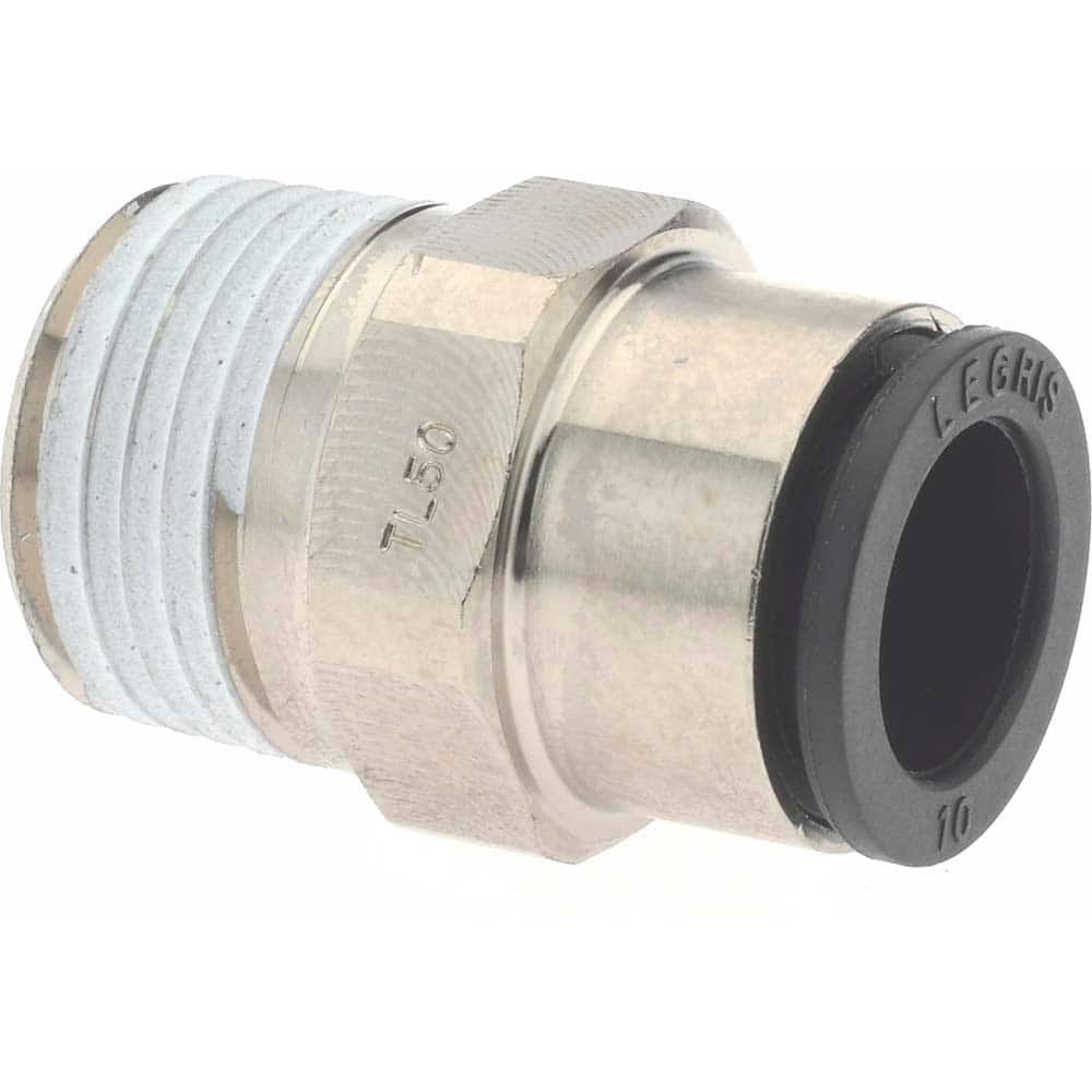 Legris Push-To-Connect Tube to Male  Tube to Male NPT Tube Fitting: Male  Connector, 3/8″ Thread 60471828 MSC Industrial Supply