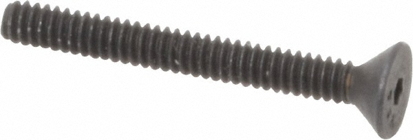 Value Collection 721036PR Flat Socket Cap Screw: #4-40 x 1" Long, Alloy Steel, Black Oxide Finish Image