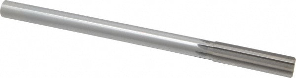 Made in USA 433-0.6230 Chucking Reamer: 0.623" Dia, 9" OAL, 2-1/4" Flute Length, Straight Shank, High Speed Steel Image