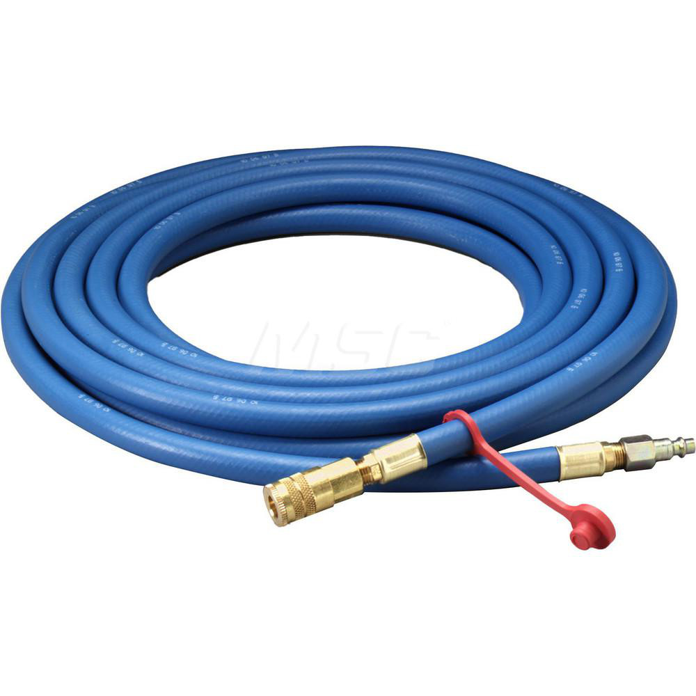 25 Ft. Long, High Pressure Straight SAR Supply Hose - 3/8" Inside Dia, Compatible with V and W Series Air Control Devices and Dual Airline Systems