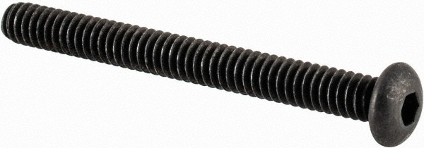 Value Collection 701023PR Socket Cap Screw: #3-48 x 1, Alloy Steel, Black Oxide Finish Image