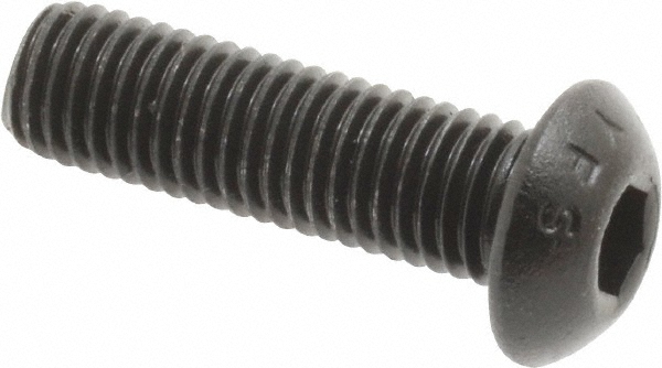 Value Collection 701135PR Socket Cap Screw: 1/4-28 x 7/8, Alloy Steel, Black Oxide Finish Image