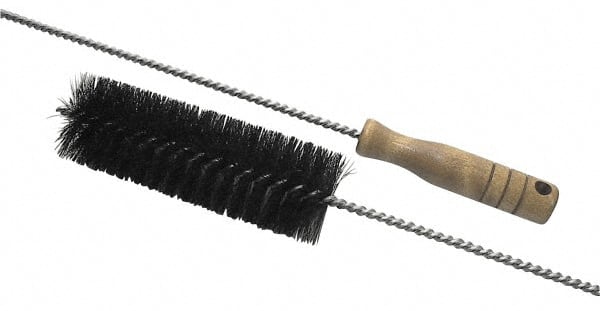 2" Diam, 6" Bristle Length, Boiler & Furnace Fiber & Hair Brush