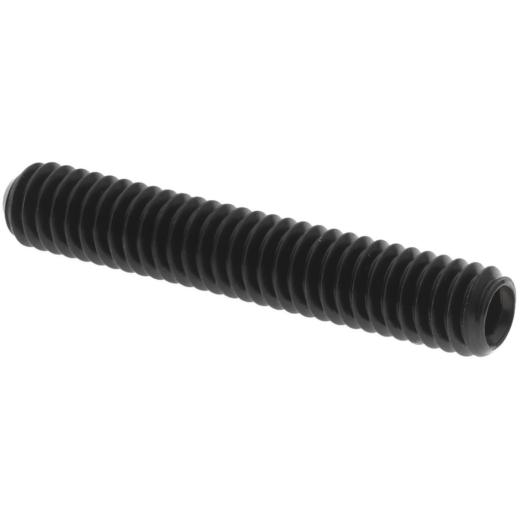 Made in USA Set Screw: #8-32, 1" Length Under Head, Cup Point, Alloy Steel, Grade 8 - 5/64" Hex Drive, ANSI B18.3, ANSI B18.8.2, ANSI B2.2, ASTM A574