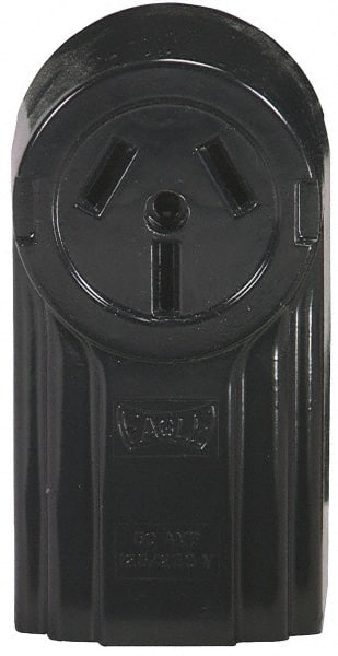 Straight Blade Single Receptacle: NEMA 10-50R, 30 Amps, Ungrounded