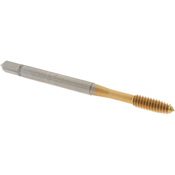 Thread Forming Tap: #6-32 UNC, Plug, Cobalt, TiN Coated
