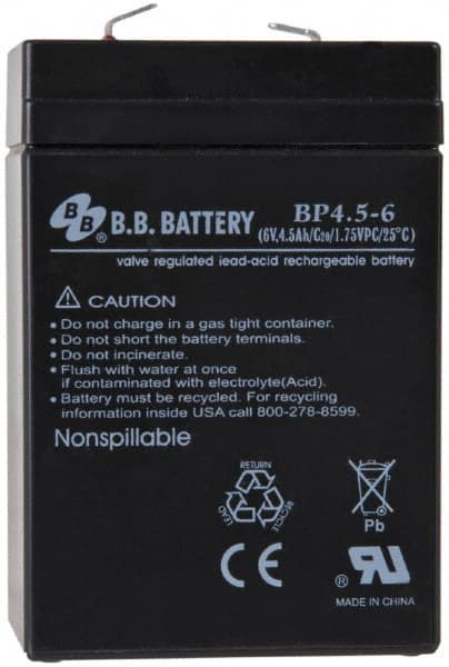 Rechargeable Lead Battery: 4.5 Ah
