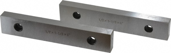 SPI 13-203-5 6" Long x 1-1/8" High x 1/2" Thick, Steel Parallel Image