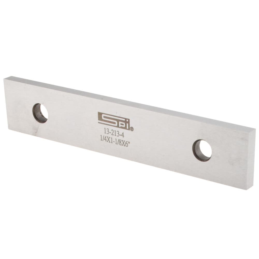 6" Long x 1-1/8" High x 1/4" Thick, Steel Parallel