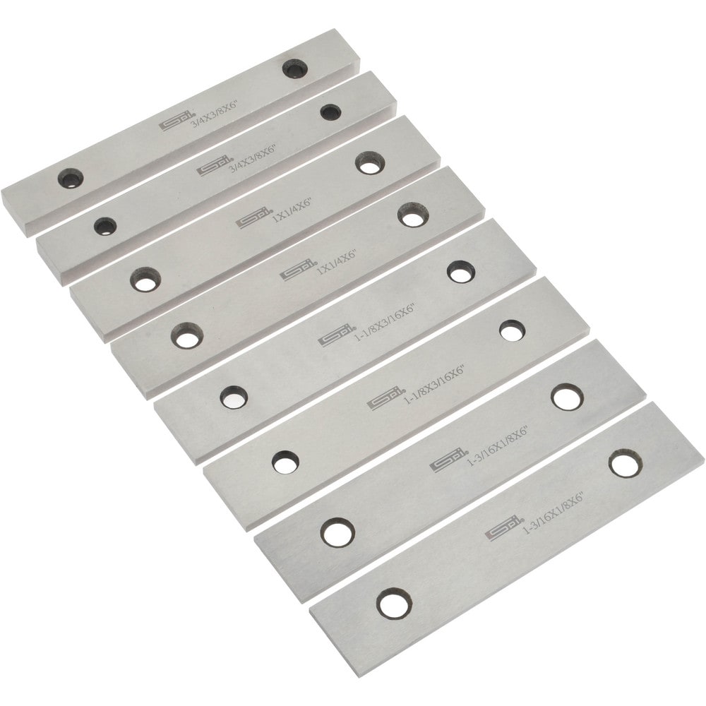 8 Piece, 6 Inch Long Steel Parallel Set