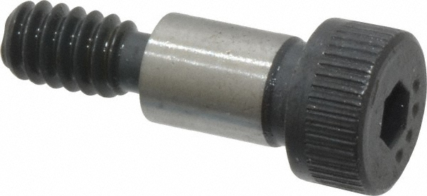 Made in USA 13759 Shoulder Screw: 1/4" Shoulder Dia, 3/8" Shoulder Length, #10-24, 8 Alloy Steel, Hex Socket Image