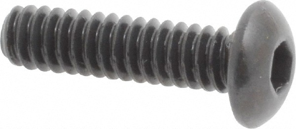 Made in USA 10C75KBC #10-24 3/4" Length Under Head Hex Socket Drive Button Socket Cap Screw Image