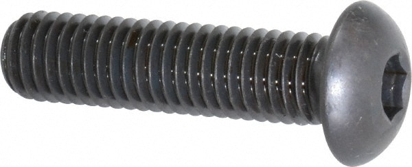 Made in USA 50C200KBC 1/2-13 2" Length Under Head Hex Socket Drive Button Socket Cap Screw Image