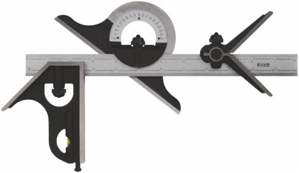 SPI 13-281-1 4 Piece, 24" Combination Square Set Image