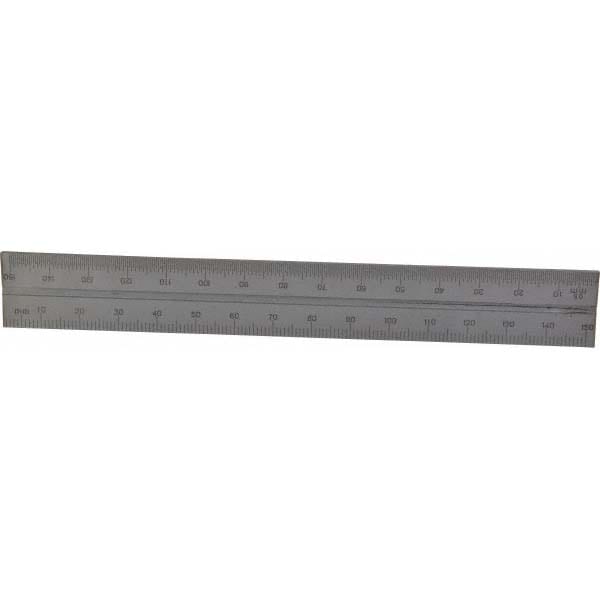 SPI 13-452-8 6 Inch Long Blade, English and Metric Graduation Combination Square Blade Image