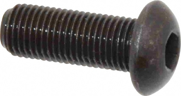 Made in USA 37F100KBC 3/8-24 1" Length Under Head Hex Socket Drive Button Socket Cap Screw Image