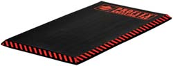 Anti-Fatigue Mat: 28" Length, 16" Wide, 1" Thick, Nitrile Rubber, Beveled Edge, Heavy-Duty