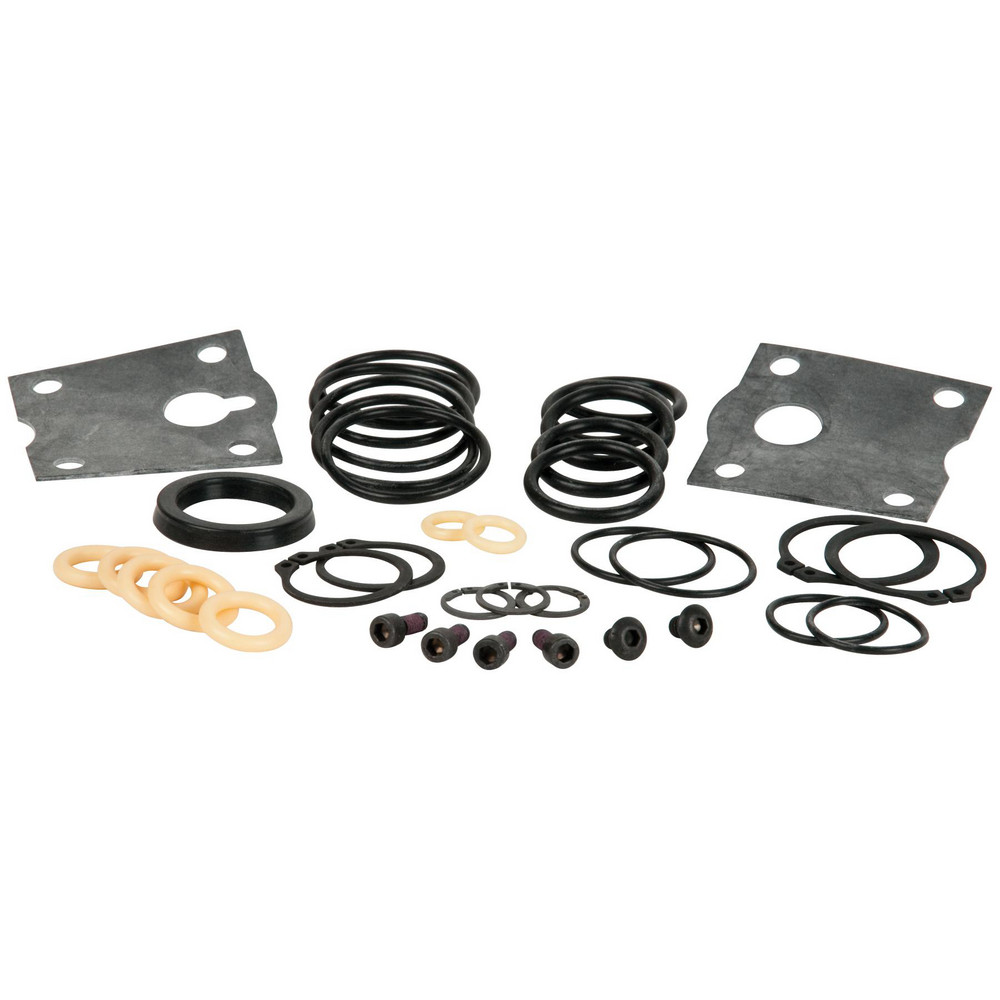 Diaphragm Pump Air Section Repair Kit: Nitrile, Includes Gaskets, Seals & U-Cups - For Use with Diaphragm Pumps