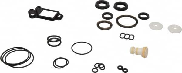 Diaphragm Pump Air Section Repair Kit: Nitrile, Includes Gaskets, Seals & U-Cups