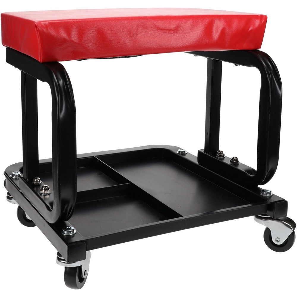 PROSOURCE 260 Lb Capacity, 4 Wheel Creeper Seat with Tray MSC Direct