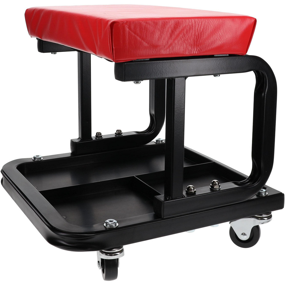 PROSOURCE 260 Lb Capacity, 4 Wheel Creeper Seat with Tray MSC