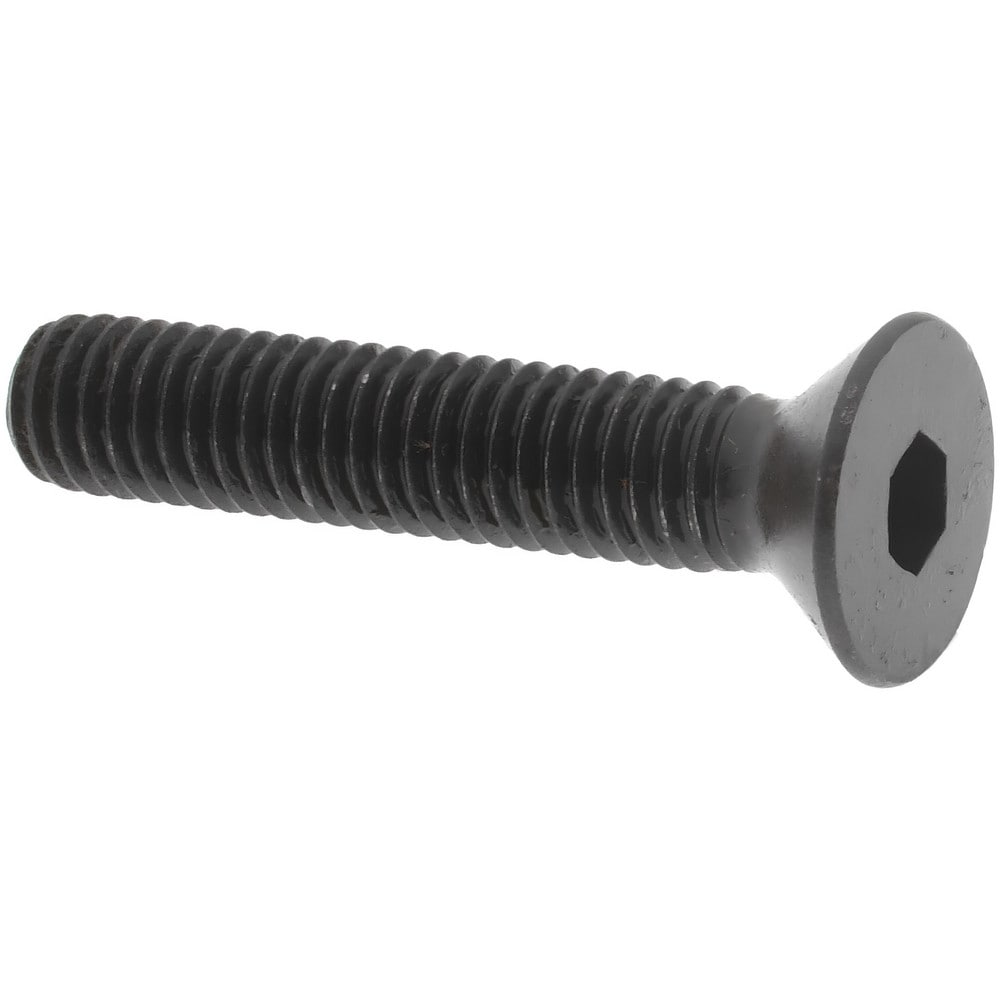 Made In Usa Flat Socket Cap Screw 10 32 X 1 Alloy Steel Black Oxide Finish Msc 